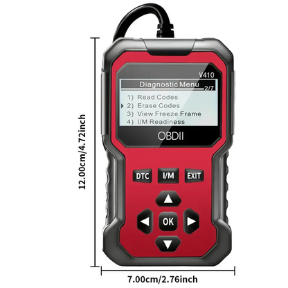 OBD2 Engine Fault Code Reader & Diagnostic Scanner for Cars