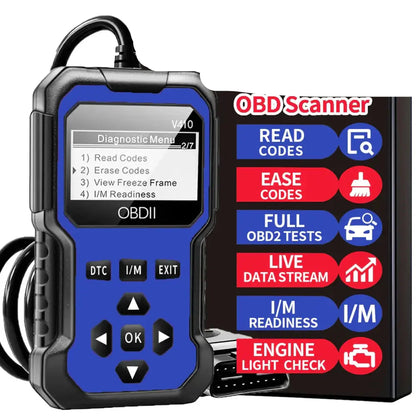 OBD2 Engine Fault Code Reader & Diagnostic Scanner for Cars