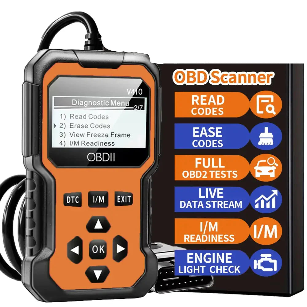 OBD2 Engine Fault Code Reader & Diagnostic Scanner for Cars