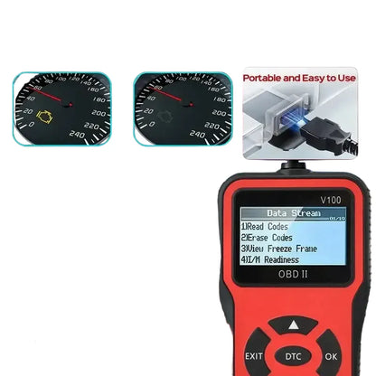 OBD2 Scanner, Voltage & Engine Fault Code Reader