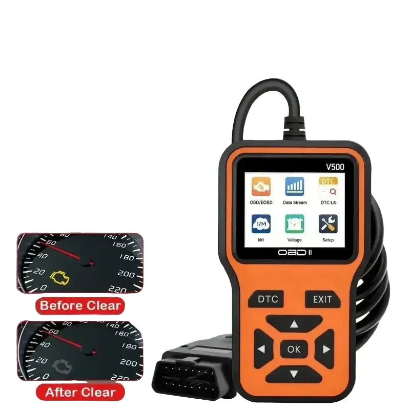 OBD2 Scanner, Voltage & Engine Fault Code Reader