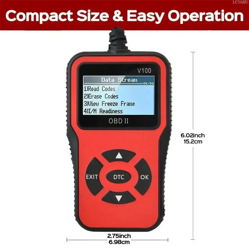 OBD2 Scanner, Voltage & Engine Fault Code Reader