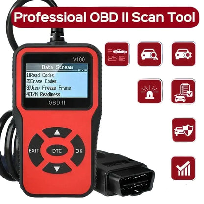 OBD2 Scanner, Voltage & Engine Fault Code Reader