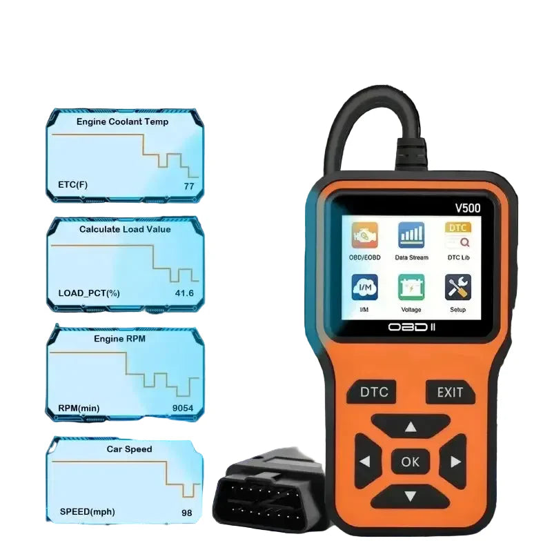 OBD2 Scanner, Voltage & Engine Fault Code Reader