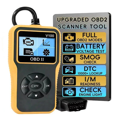 OBD2 Scanner, Voltage & Engine Fault Code Reader
