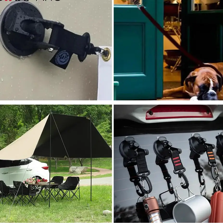 Car Tent Suction Cup Awning Anchor Hooks (different sets available)