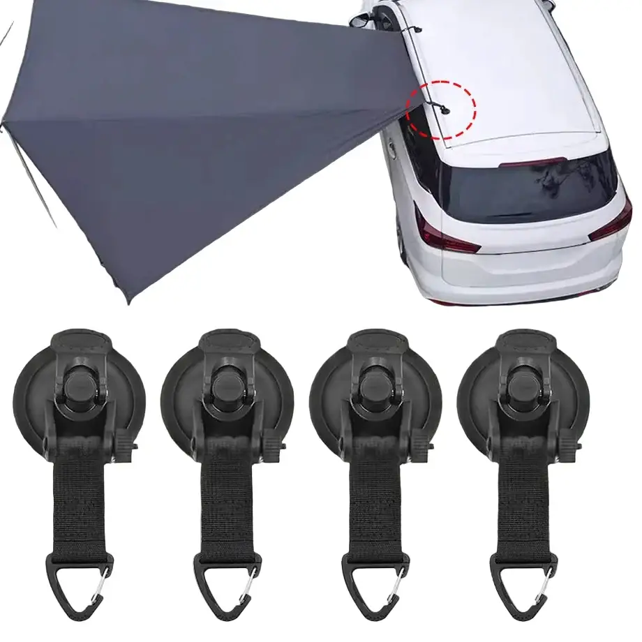 Car Tent Suction Cup Awning Anchor Hooks (different sets available)