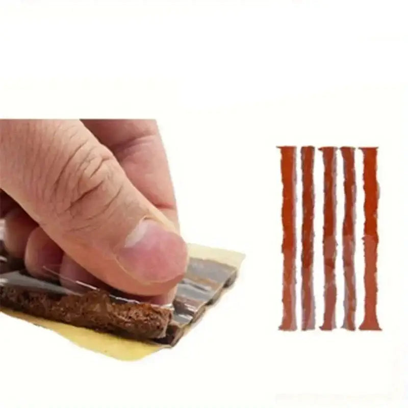 Car Tyre Repair Kit with Durable Strips & Super Glue