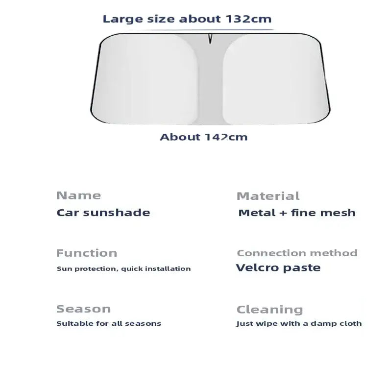 Car Window Sunshade Cover – Folding