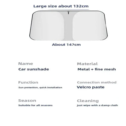 Car Window Sunshade Cover – Folding