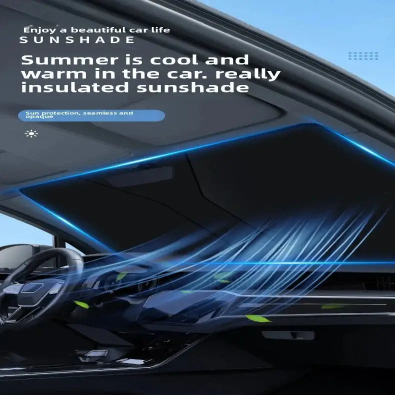 Car Window Sunshade Cover – Folding