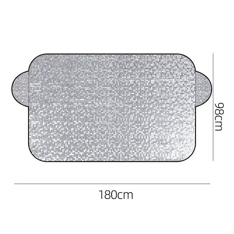 Car Windshield Snow & Ice Protector – Front/Rear Winter / Sunshade Cover