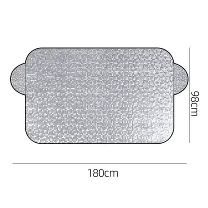 Car Windshield Snow & Ice Protector – Front/Rear Winter / Sunshade Cover