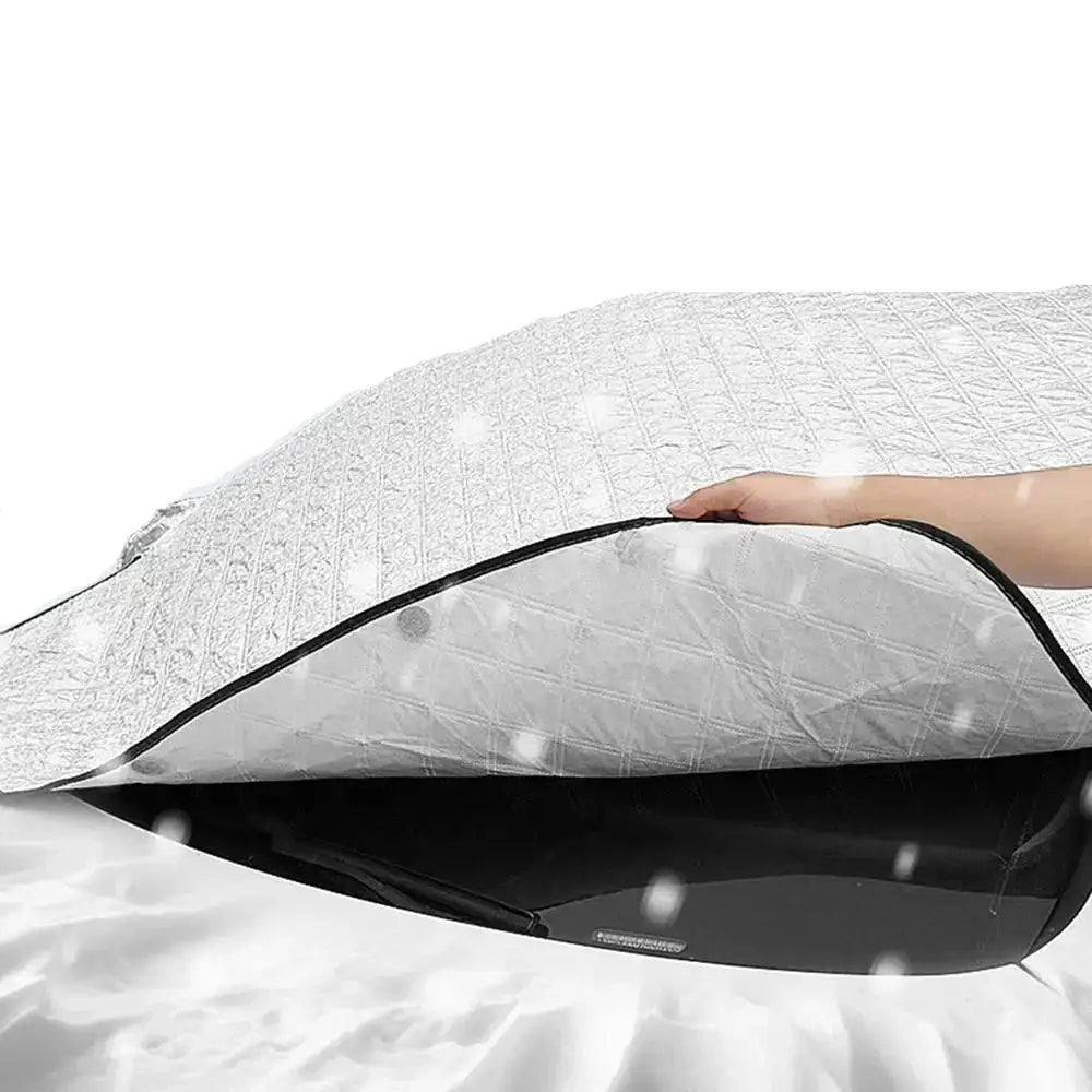 Car Windshield Snow & Ice Protector – Front/Rear Winter / Sunshade Cover