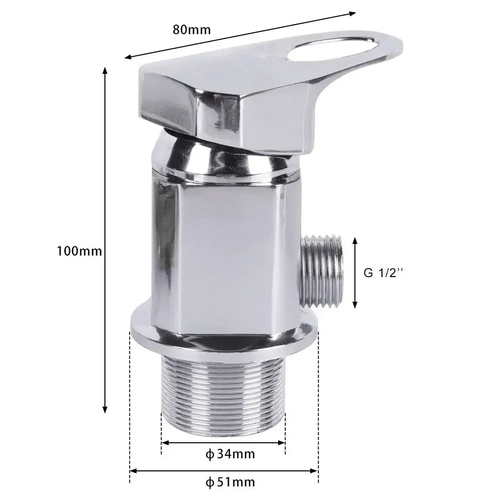 Caravan Chrome Shower Mixer – 12mm Push Fit