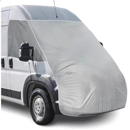 Caravan Motorhome Bonnet & Tailgate Protector Cover (Black & Gray)