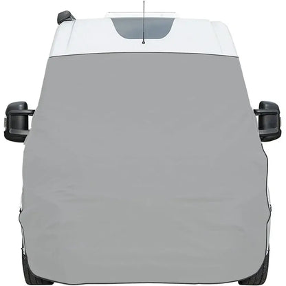 Caravan Motorhome Bonnet & Tailgate Protector Cover (Black & Gray)
