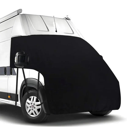 Caravan Motorhome Bonnet & Tailgate Protector Cover (Black & Gray)