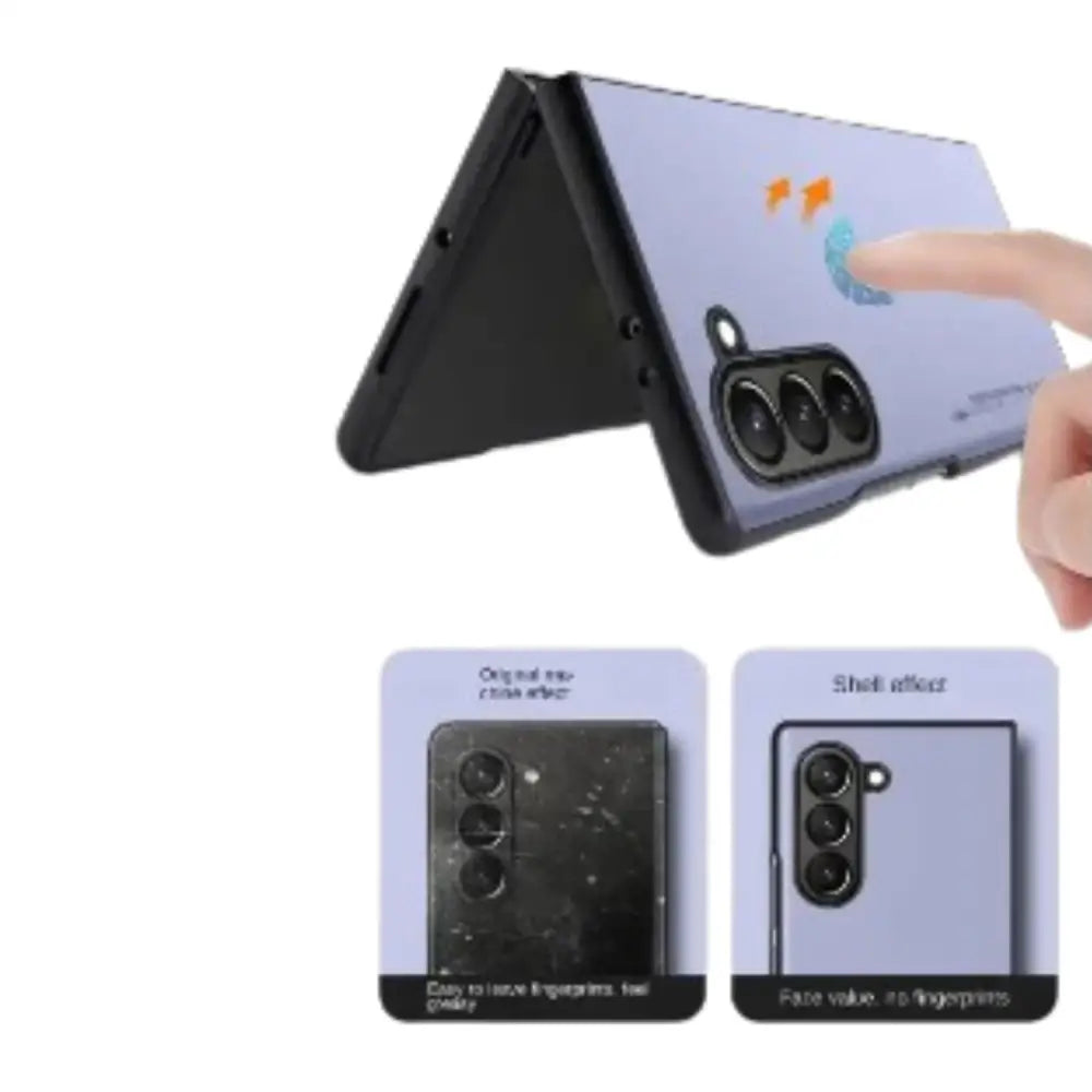 Carbon Fiber & Leather Case for Samsung Galaxy Z Fold 6/5/4/3