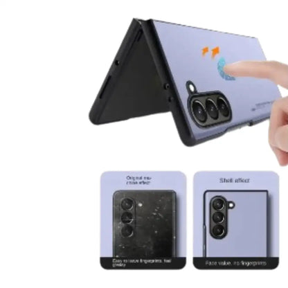 Carbon Fiber & Leather Case for Samsung Galaxy Z Fold 6/5/4/3