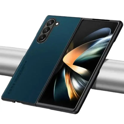 Carbon Fiber & Leather Case for Samsung Galaxy Z Fold 6/5/4/3