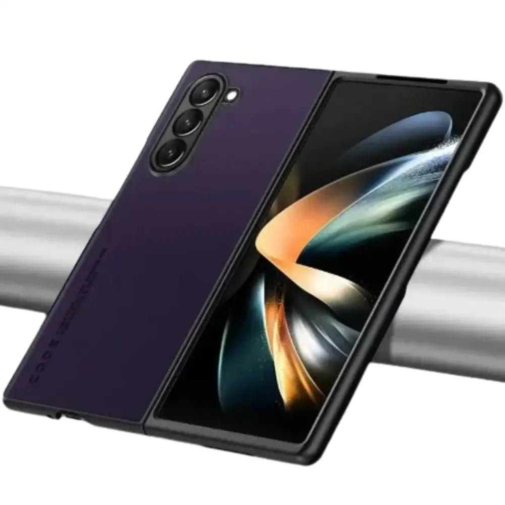 Carbon Fiber & Leather Case for Samsung Galaxy Z Fold 6/5/4/3