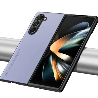 Carbon Fiber & Leather Case for Samsung Galaxy Z Fold 6/5/4/3