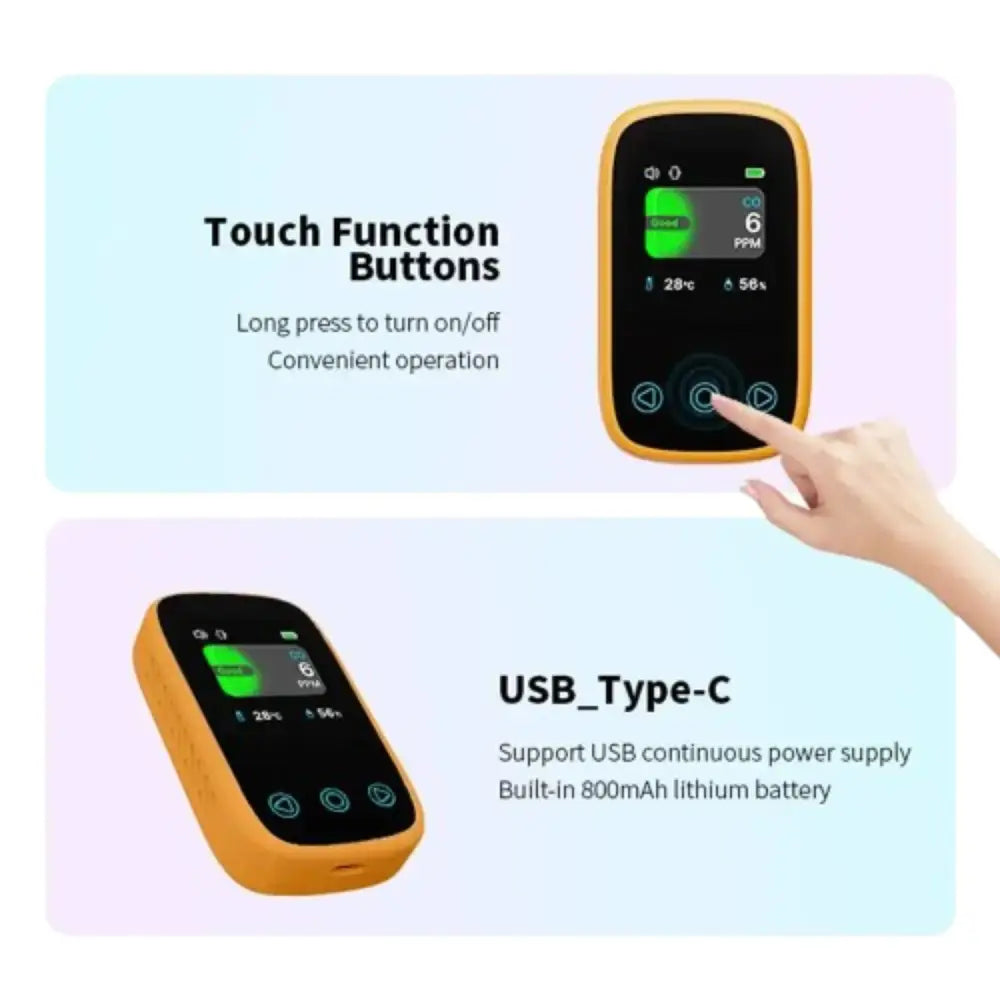 Carbon Monoxide Detector & Air Quality Monitor