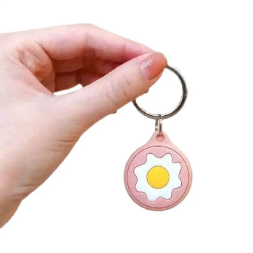Cartoon Silicone Case for Air Tag – Keychain Holder