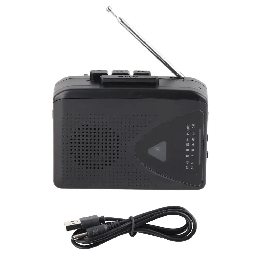 Portable Cassette Tape Player with AM/FM Radio