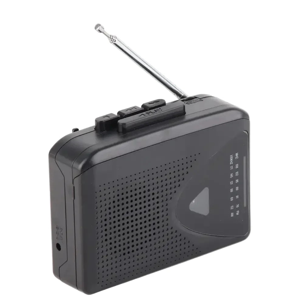 Portable Cassette Tape Player with AM/FM Radio