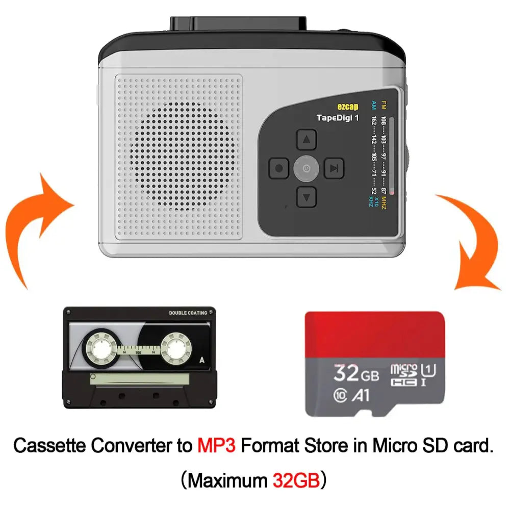 Cassette Walkman with MP3 & Radio