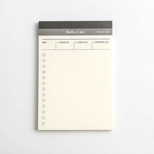 Creative Daily Schedule Memo Pad and Planner Stickers