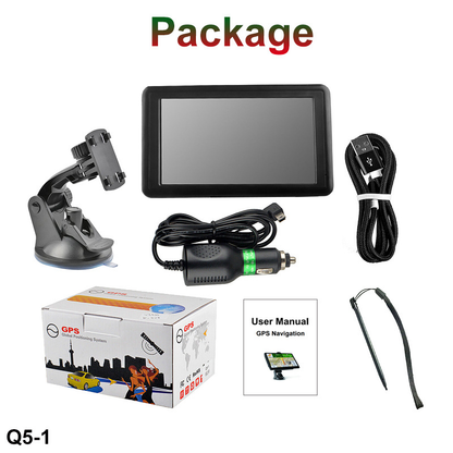 5" 8G+256M Multi-functional Touch Screen GPS Navigation for AU&NZ
