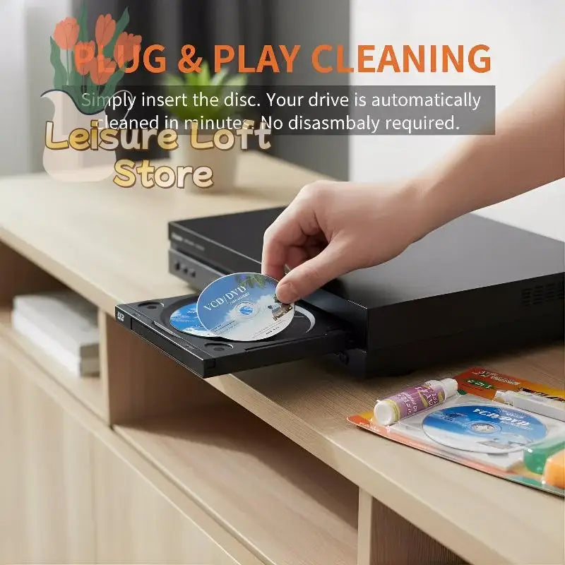 CD/DVD/VCD Player Lens Cleaner Kit