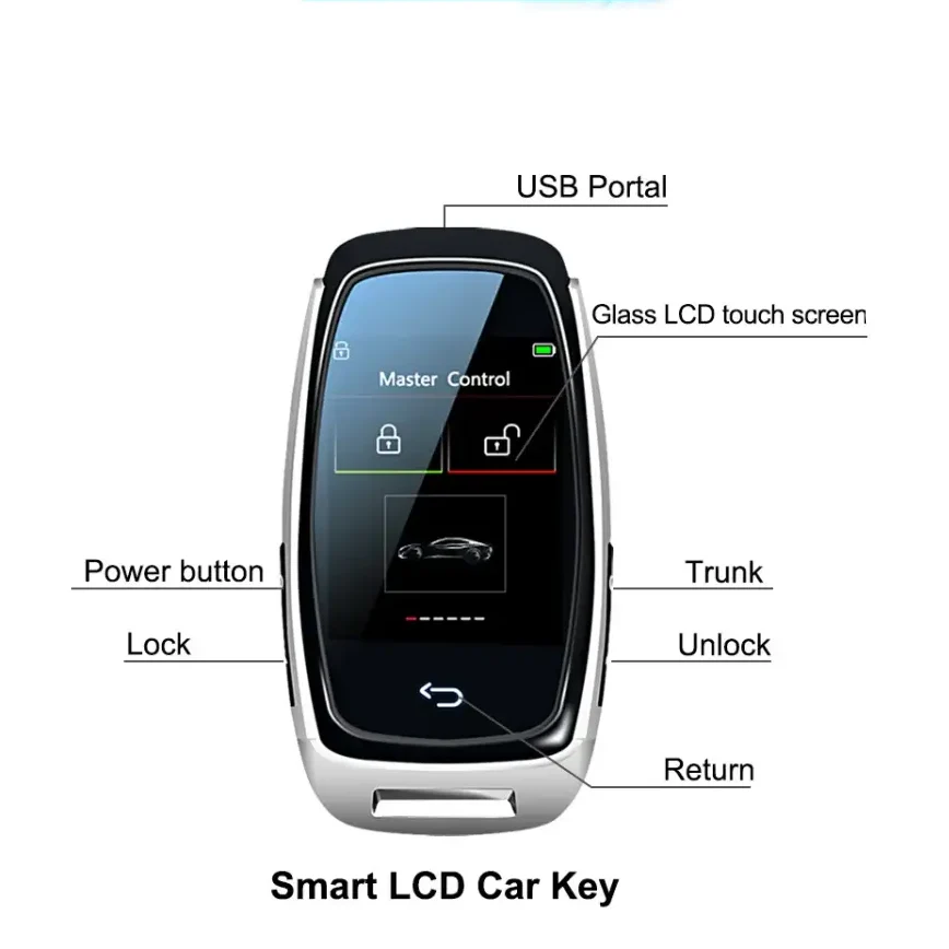 CF920 Universal Smart LCD Remote Key with Keyless Entry for Audi, BMW, Ford, Mazda, Toyota & Kia