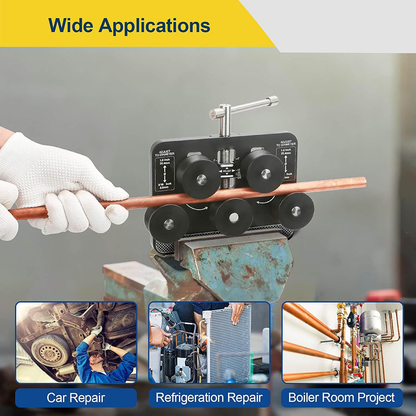 Tube Straightener Pipe Adjuster Aluminum for Copper Tubing Alignment Tool