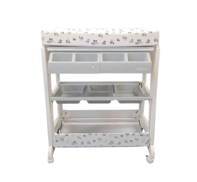 Neeva Change Table with Bath tub -  Metric Giraffe