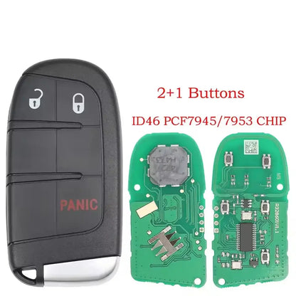 433MHz Smart Remote Key PCF7953M for Chrysler 200, 300 & Dodge Charger, Challenger (2015+)