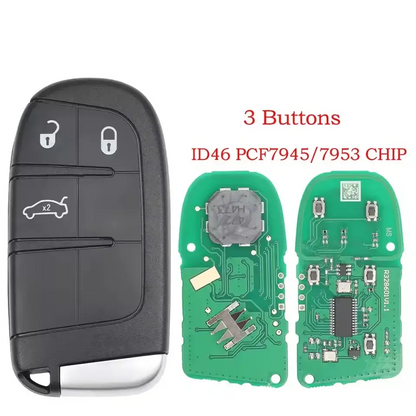 433MHz Smart Remote Key PCF7953M for Chrysler 200, 300 & Dodge Charger, Challenger (2015+)