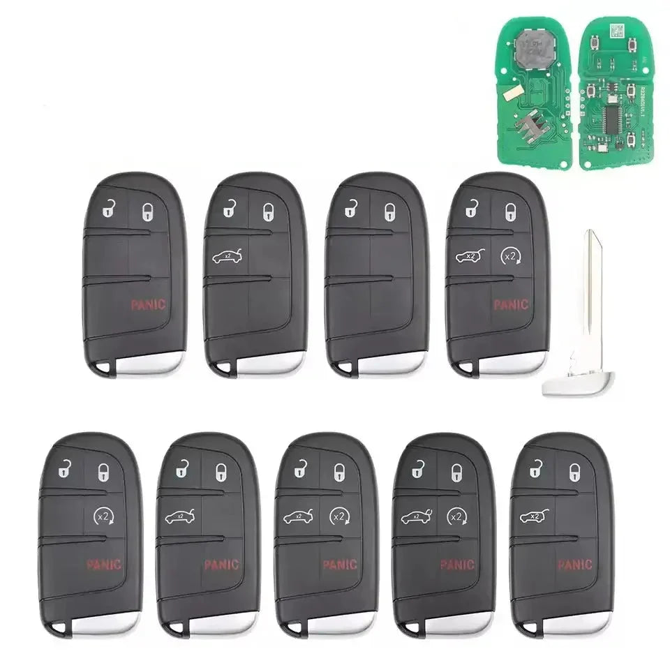 433MHz Smart Remote Key PCF7953M for Chrysler 200, 300 & Dodge Charger, Challenger (2015+)