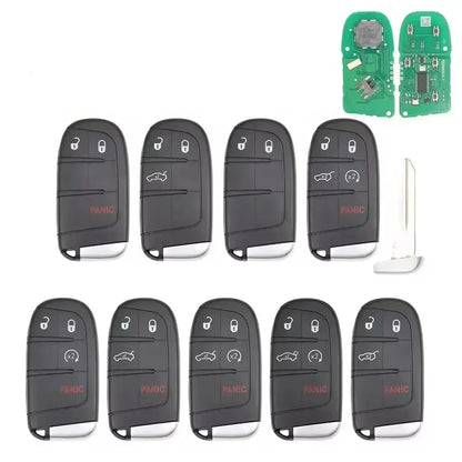 433MHz Smart Remote Key PCF7953M for Chrysler 200, 300 & Dodge Charger, Challenger (2015+)