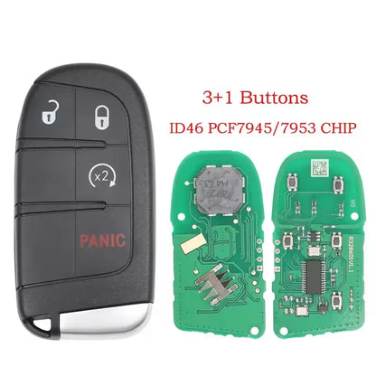 433MHz Smart Remote Key PCF7953M for Chrysler 200, 300 & Dodge Charger, Challenger (2015+)