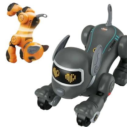 Remote Control Smart Robot Dog Toy with Voice & Programming Functions
