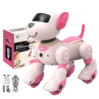 Remote Control Smart Robot Dog Toy with Voice & Programming Functions