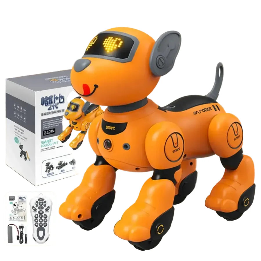 Remote Control Smart Robot Dog Toy with Voice & Programming Functions