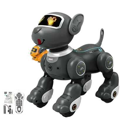 Remote Control Smart Robot Dog Toy with Voice & Programming Functions
