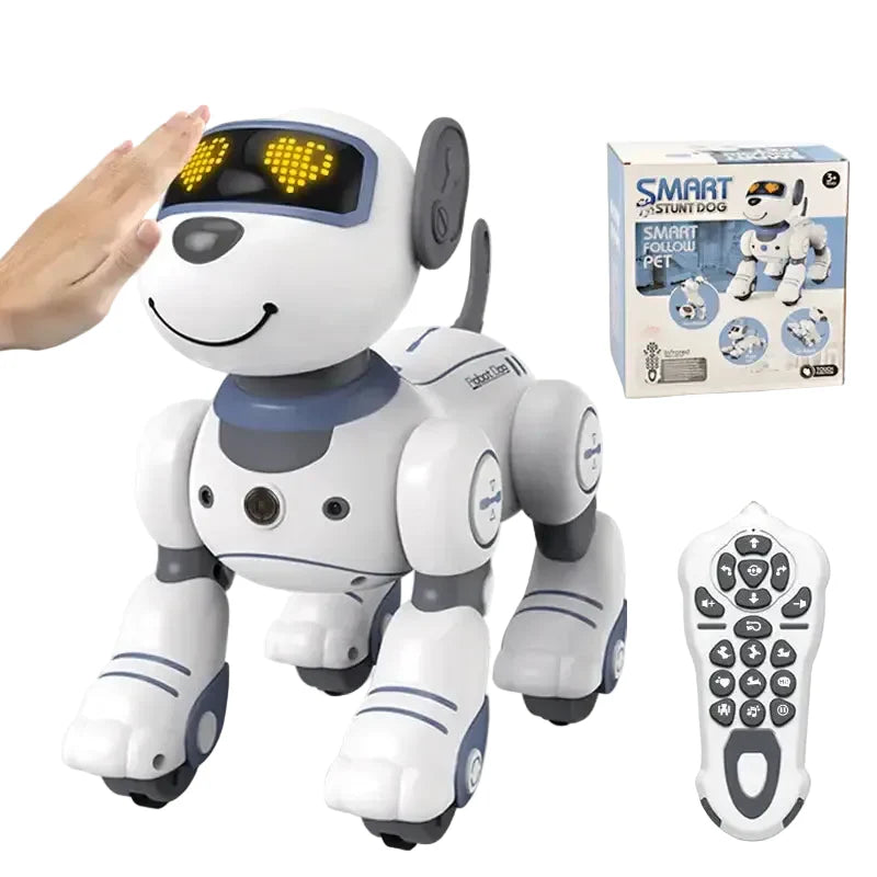 Remote Control Smart Robot Dog Toy with Voice & Programming Functions