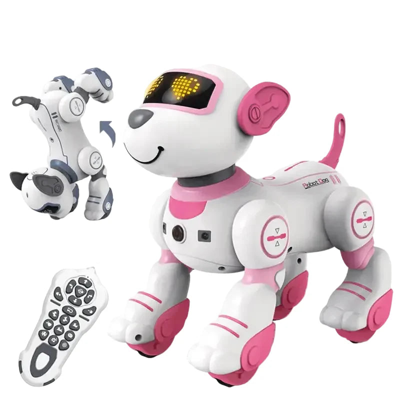 Remote Control Smart Robot Dog Toy with Voice & Programming Functions