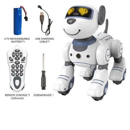 Remote Control Smart Robot Dog Toy with Voice & Programming Functions